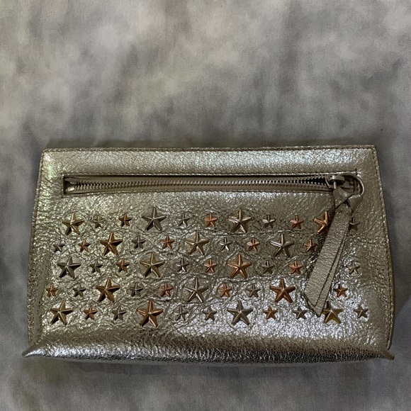 (Sold)Jimmy Choo Star Stud Clutch - Picture 3 of 9